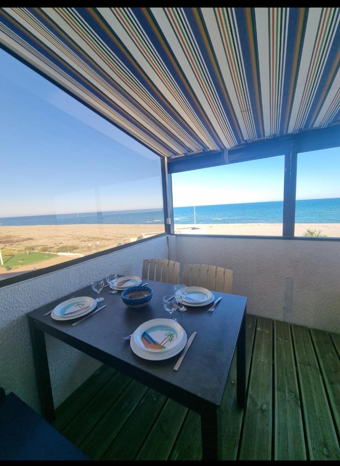 Magnifique Vue Plage Joli Appartement 5 Personnes Secteur Allee Des Arts Le Barcarès Exterior foto