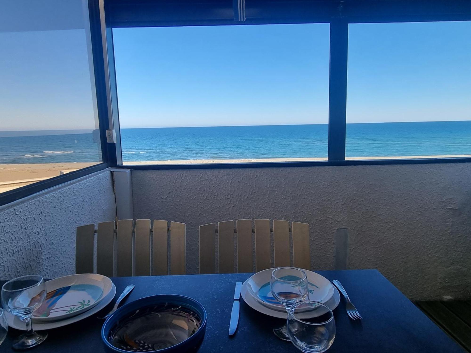 Magnifique Vue Plage Joli Appartement 5 Personnes Secteur Allee Des Arts Le Barcarès Exterior foto